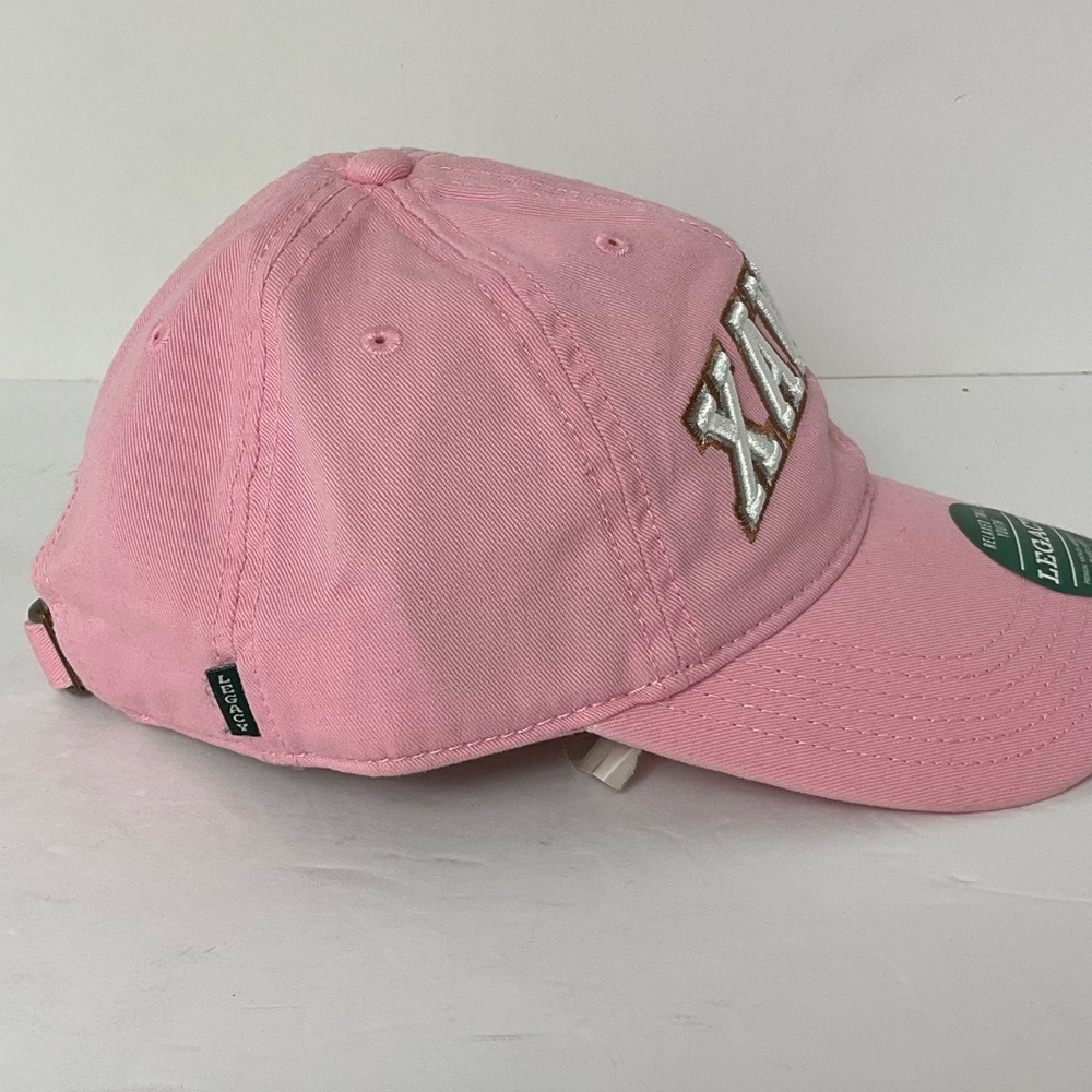 LEGACY Xavier U HBCU Light Pink Baseball Hat NWT Cotton Dad Cap Youth Adjustable - Picture 4 of 11